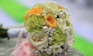 新娘手捧花图片