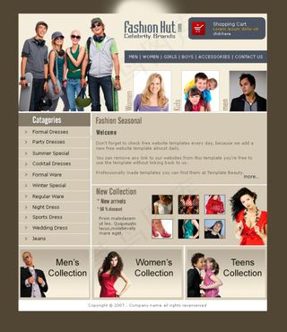 国外热门旅行网站PSD分层素材