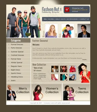 国外热门旅行网站PSD分层素材