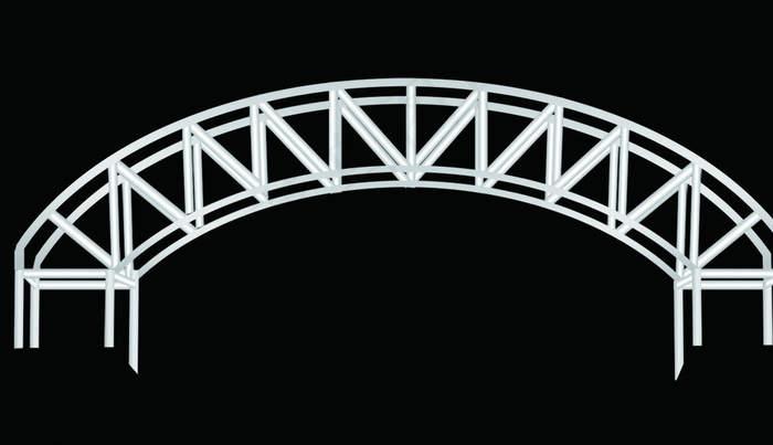 不锈钢拱门钢架效果图图片