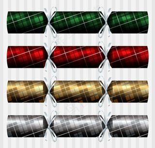 鲜艳的格子（格子）的矢量格式的圣诞...