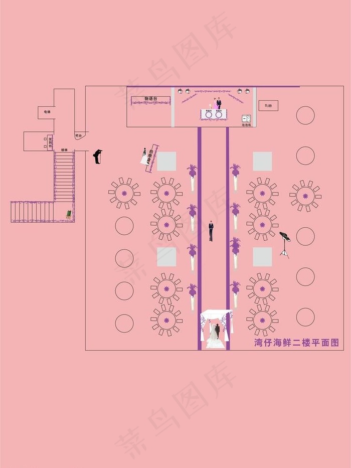 湾仔海鲜平面图图片cdr矢量模版下载
