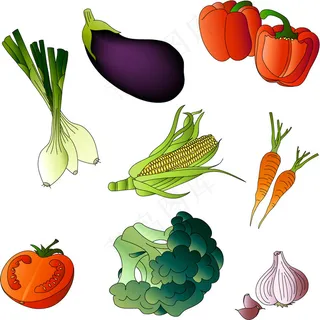 矢量蔬菜 矢量蔬菜