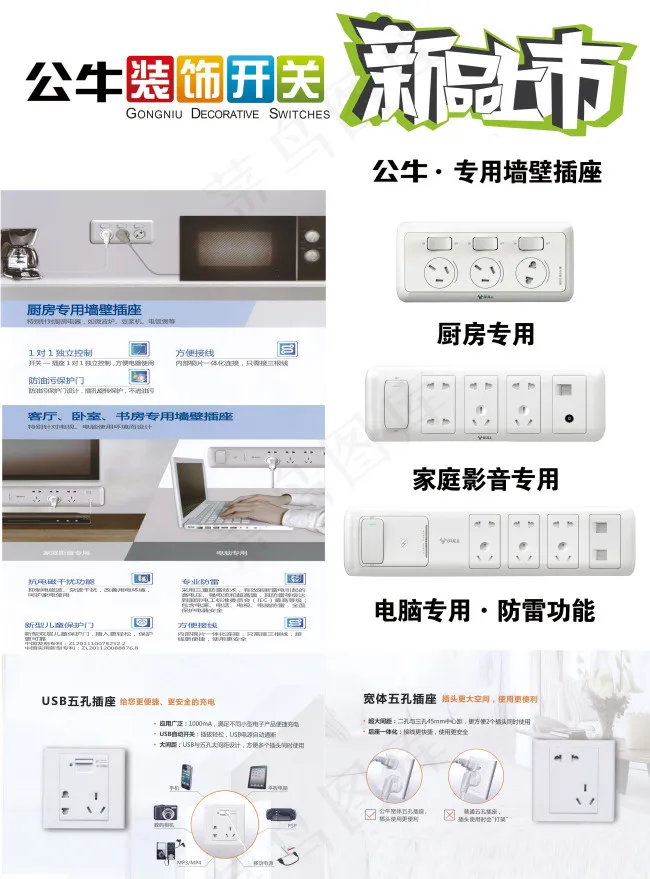 公牛海报(5031X6803(DPI:300))psd模版下载