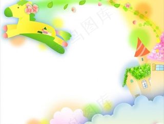 卡通底图 儿童背景图片