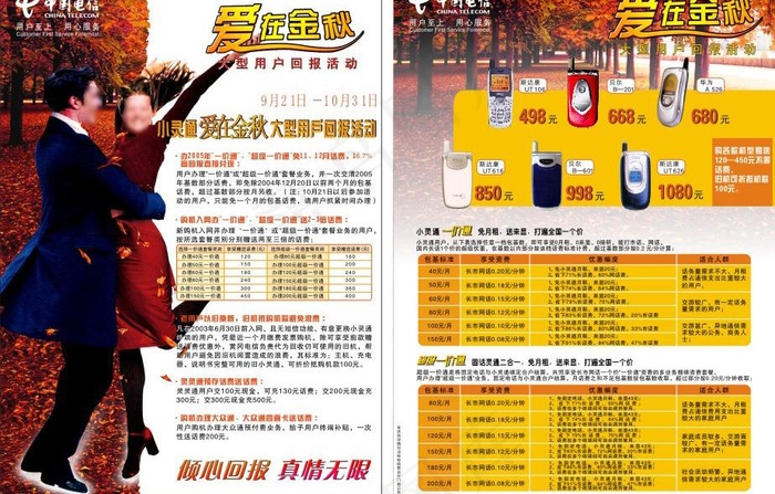 爱在金秋图片
