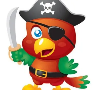 鹦鹉卡通动物图片