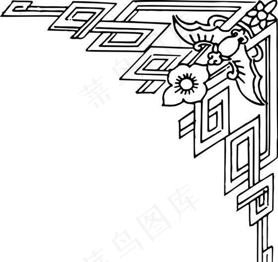 清代（下）版画 装饰画 中华图案五千年 矢量 AI格式_0991ai矢量模版下载