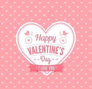 爱心情人节贺卡