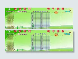 校园板报 挑战自我 勇于创新图片