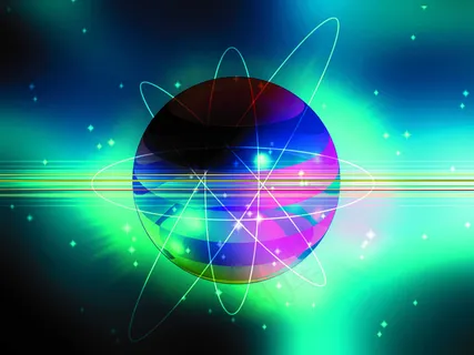 地球梦幻科技背景