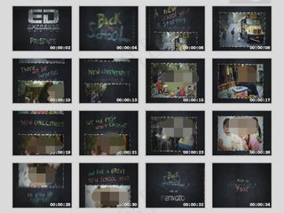 小学生图片展示AE模板