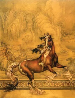 皇帝八骏之一 马