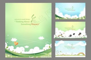 绿色春天背景图片