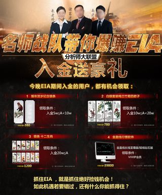 名师战队带你爆赚EIA
