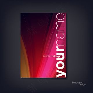 绚丽背景卡片矢量素材