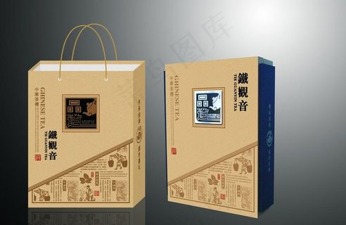 茶叶包装（展开图）图片