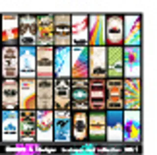 精美的卡片背景矢量精美的品种