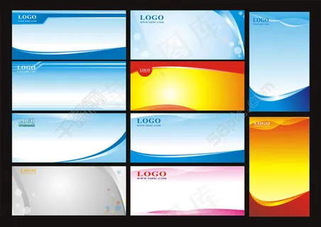 展板背景矢量图