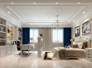 欧式家装效果图模型整体模型图片