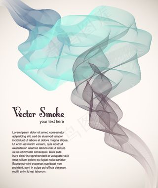 丝纱幻彩线条光影背景