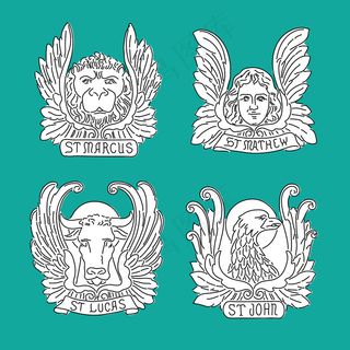 卡通狮子矢量设计