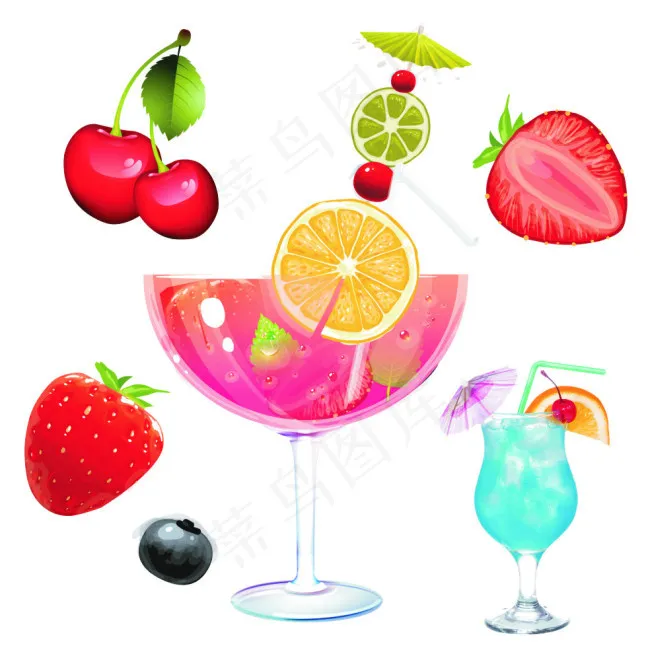 夏日插画cdr矢量模版下载