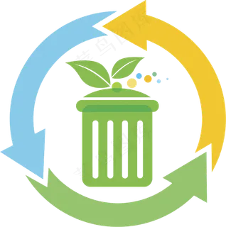 卡通彩色箭头免抠图