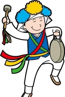 日本民族歌舞矢量素材 ai格式_1...