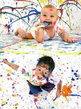 欢乐地油漆儿童1 ——高...