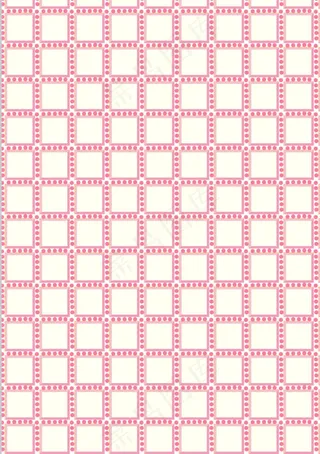 可爱粉红小格子底纹矢量素材