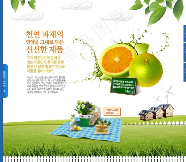 踏青郊游psd模版下载