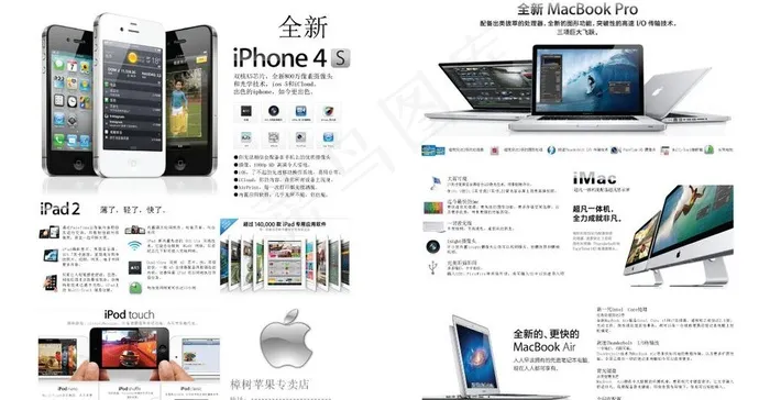 it电脑广告图片ai矢量模版下载
