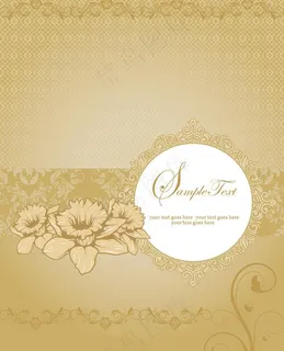 欧式花纹背景图片