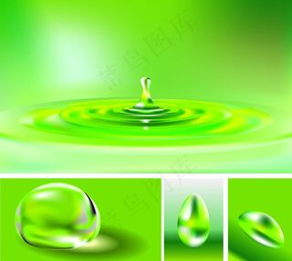 矢量水滴素材图片