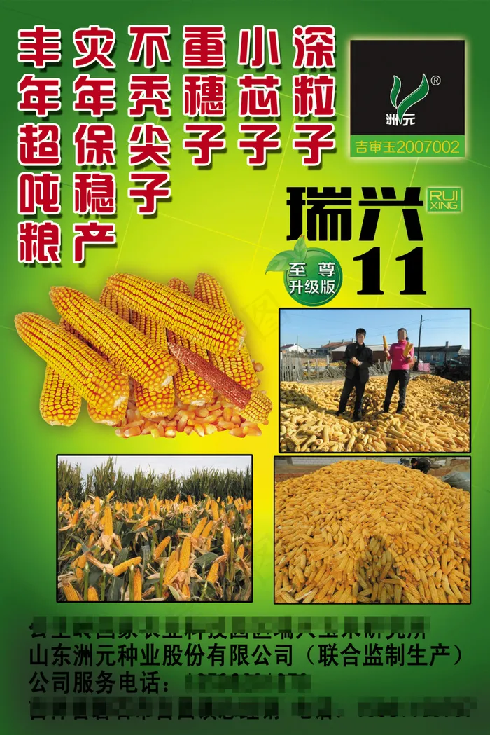 种子宣传psd模版下载