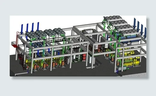 天然气和柴油发电站