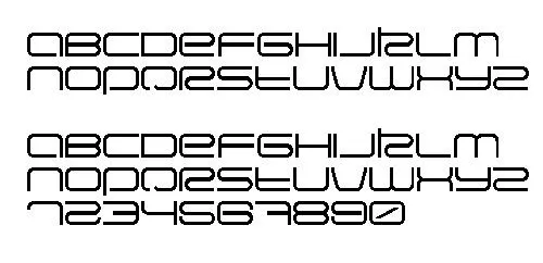 Eva 另类字体