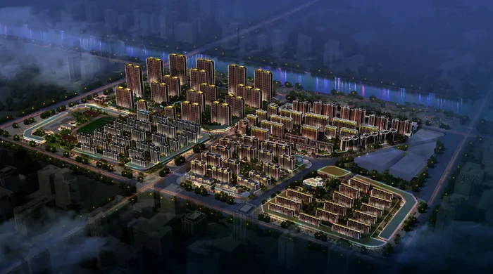 建筑场景亮化图片