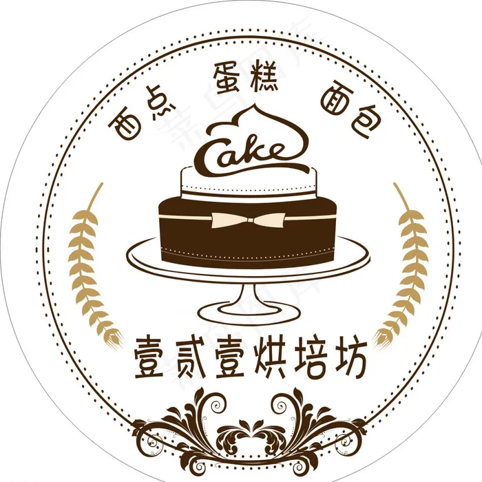 蛋糕烘焙吸塑灯箱图片cdr矢量模版下载