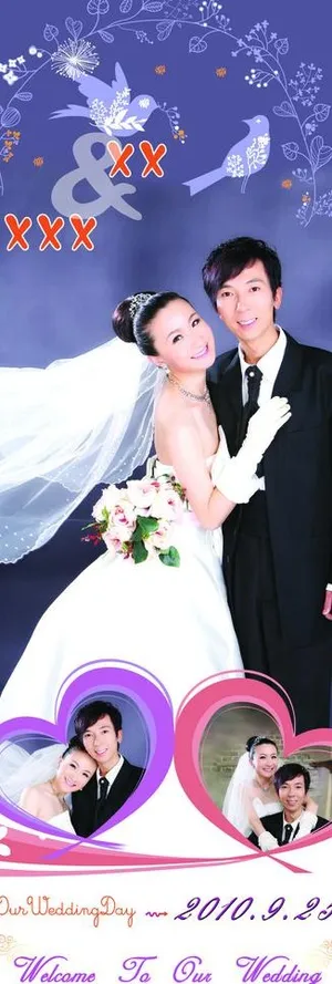 婚纱x展架图片 婚纱x展架图片