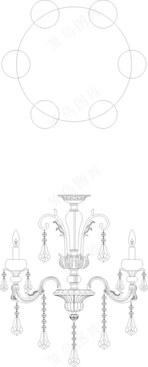 豪华水晶灯