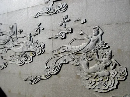 飞天浮雕图片 飞天浮雕图片
