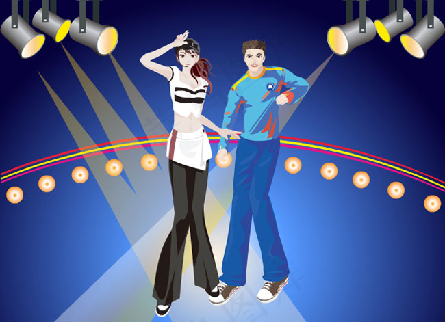 演唱会舞台灯光动画