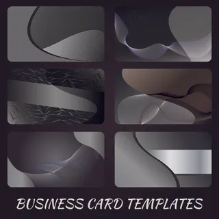 高档大气精致简洁名片设计模板