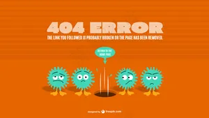 404错误卡通模板