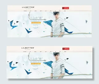 男士休闲服饰banner