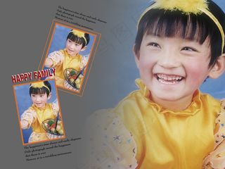 儿童相册模板psd分层,免抠元素