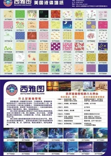 墙纸宣传单图片
