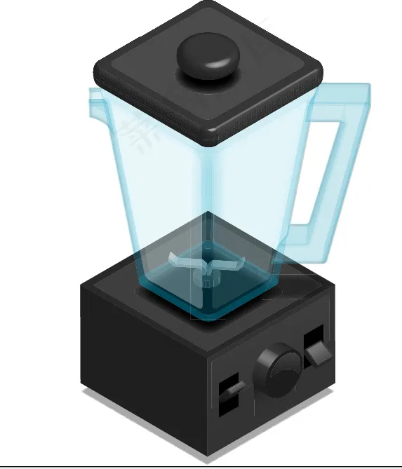 豆浆机果汁机eps,ai矢量模版下载